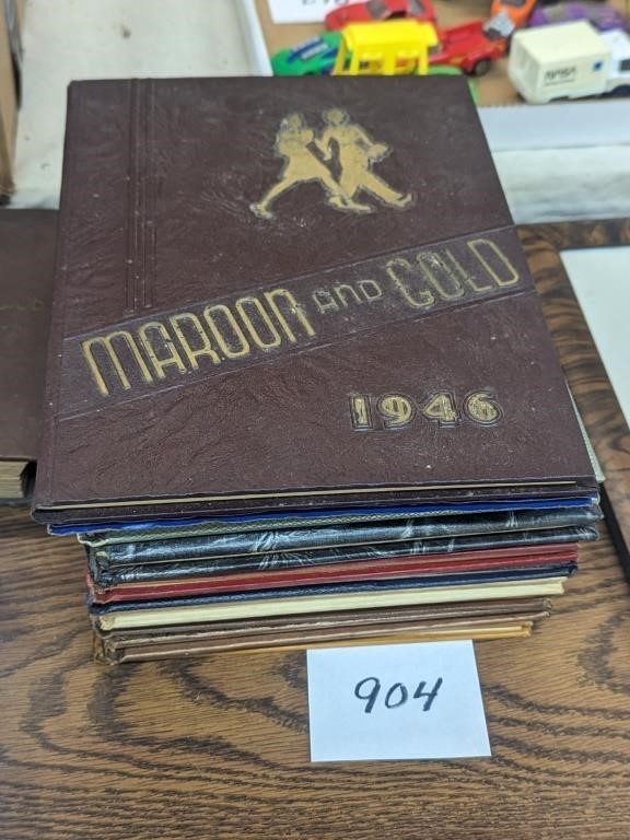 Lot of Vintage Yearbooks