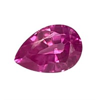 Genuine 4.17ct Pear Cut Pink Sapphire Gemstone