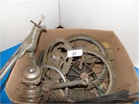 Vintage Bicycle parts & bench balls