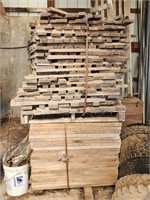 Stack of White Oak Barrel Staves