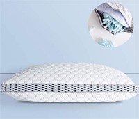 Memory Foam  Bamboo Cooling Pillow  Queen