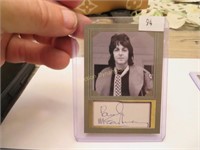Paul McCartney Card