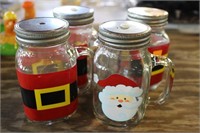 Collection of Christmas Mason Jars Glasses