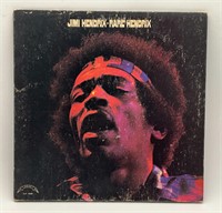 Jimi Hendrix "Rare Hendrix" Psych Rock LP Record
