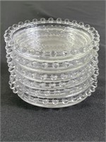Imperial Candlewick Beaded Glass Coaster (6)