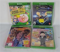 4 Sealed Xbox Games - Supercross 4, Monopoly