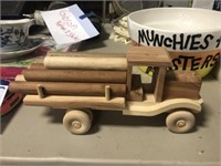 WOODEN LOG TRUCK