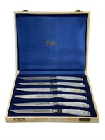 6- Griffon Mother of Pearl Knives Set