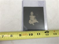 Antique Child Tin Type Photo