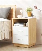 OBERICOL NIGHTSTAND END TABLE W/ SHELF