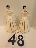 2 Napkin Dolls (Blue ~ Green)