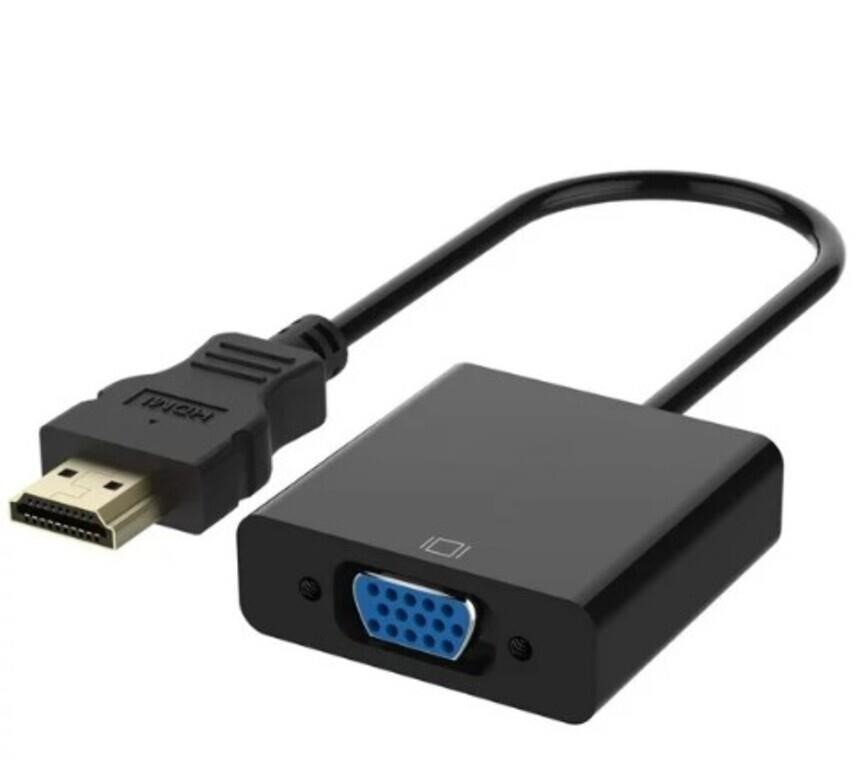 HDMI to VGA Adapter, Vultic 1080P Gold Plated [HDM