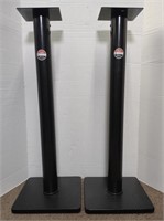 Pair Metal Speaker Stands 29.5" Tall (Bidding per