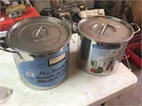 2- stainless cooking pots