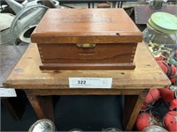 Footstool with Tobacco Box