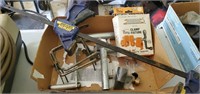 Lot of clamps & other tools.