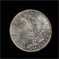 1887 Liberty Head Eagle Silver Dollar
