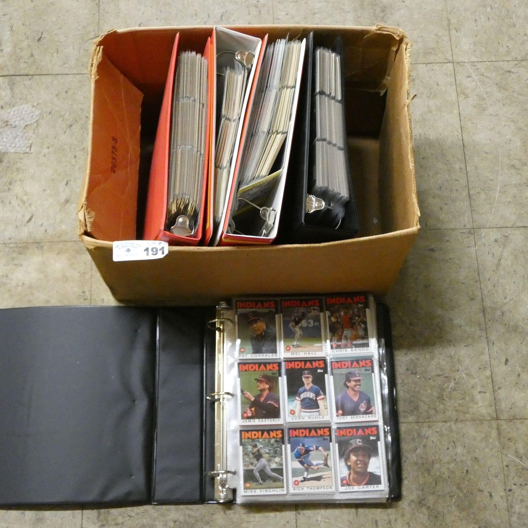 Large Lot of Assorted Sport Card Binders
