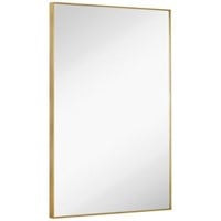 SE6023 Brushed Gold Rectangular Mirror 24x36 inch