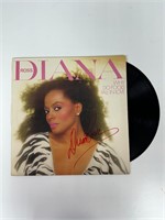 Autograph COA Diana Ross Vinyl