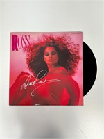 Autograph COA Diana Ross Vinyl