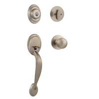 $85  Dakota Satin Nickel Handleset with SmartKey