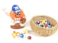 9" M&M Dispenser And 30+ Small figures