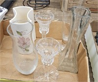 Vases & Candle Holders See Pics