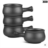 Vicrays French Onion Soup Bowls With Handles