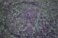 1 Matching Iron Wagon Wheel 48"