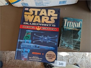 Star Wars Blueprint Book & Titanic Book