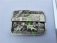 Vintage MoorMan's 100 Years Belt Buckle