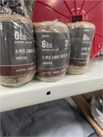 3-6LB SPOOLS JUTE TWINE