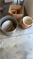 Lot of flower pots , pan and more