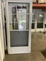 34"x76" RH Steel Door/Storm Door Combo