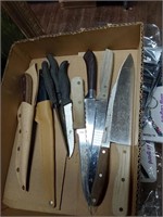 Box Lot of Knives