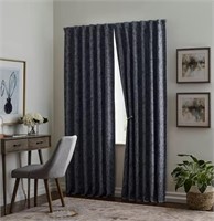allen + roth 84-in Navy Blackout Curtain Panel $40