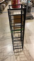 Four tier metal shelf unit, 48 x 12 x 12(793)