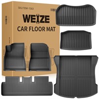 Weize Floor Mats for Tesla Model 3 5-Seat 2021-202