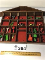 SHADOW BOX DISPLAY WITH CONTENTS