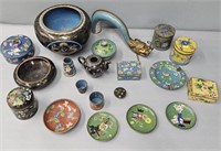 Chinese Cloisonne Lot Collection