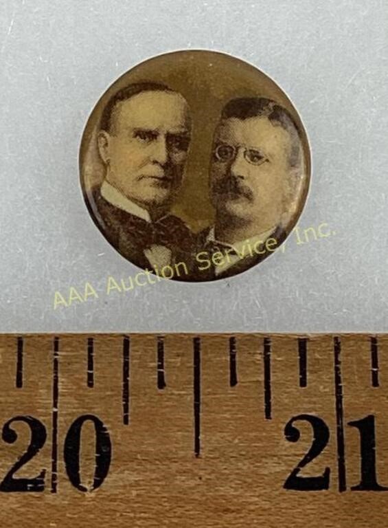 1900 William McKinley & Theodore Roosevelt jugate