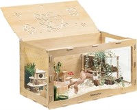 $347 - MEWOOFUN Large Hamster Cage Wooden Hamster