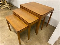 Drexel Vintage Solid Wood Nesting Tables