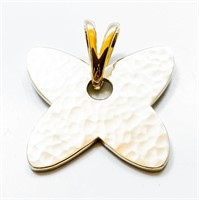 JAMES AVERY Silver & 14k Butterfly Pendant