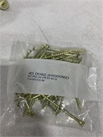 LARGE AMOUNT OF GOLD PHILLIPS HEAD SCREWS, NUMBER