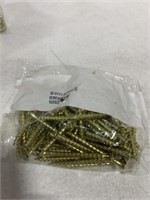 LARGE AMOUNT OF GOLD PHILLIPS HEAD SCREWS, NUMBER