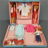Group of vintage dolls including Skipper,