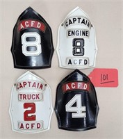 Atlantic City Fire Helmet Shields