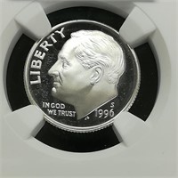 1996 S Dime 10c PF69 NGC Ultra Cameo Silver
